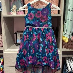 Girls dress hi low